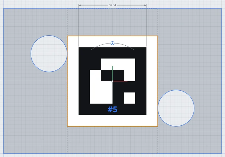 Trim Marker: only the marker and its quiet zone are white