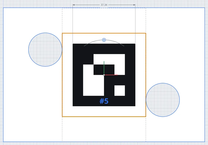 Trim Profile: the whole plate face is white